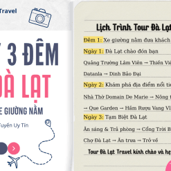 Tour Đà Lạt 3 ngày 3 đêm