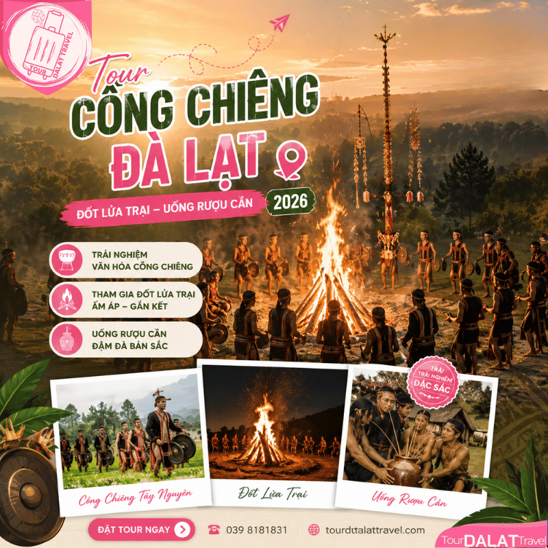 Tour cồng chiên đà lạt