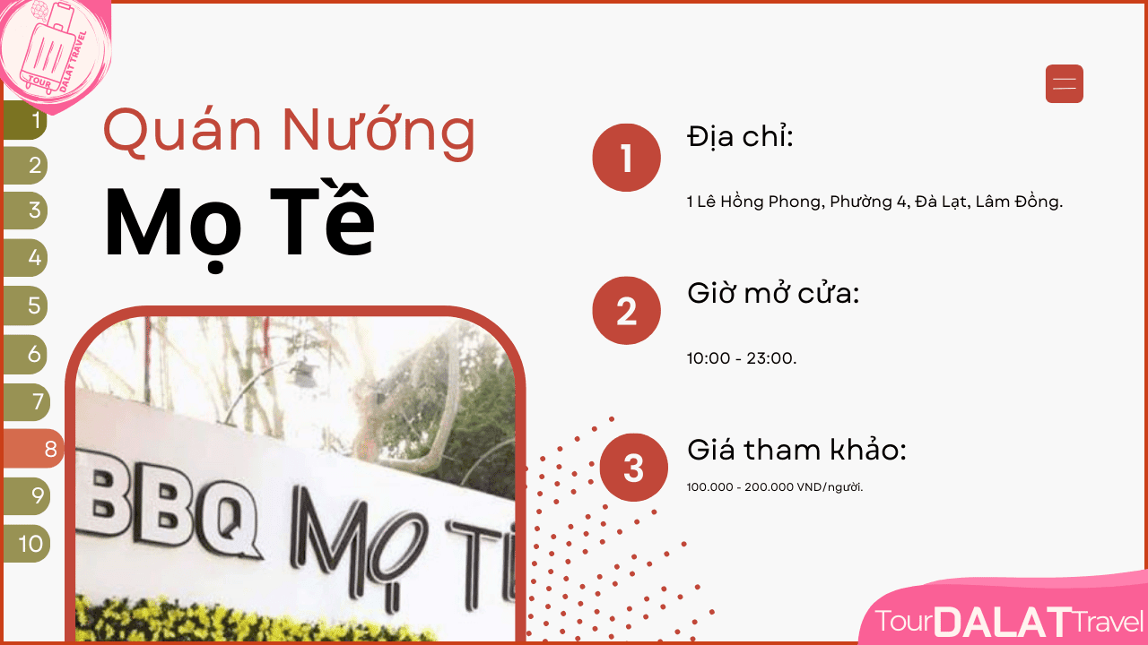 Quán nướng Đà Lạt-Mọ tề