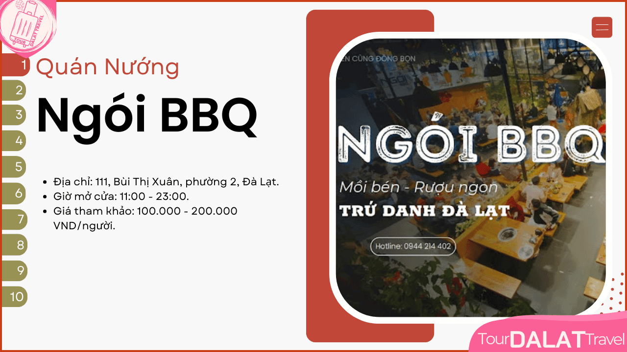Quán nướng Đà Lạt-Ngói BBQ