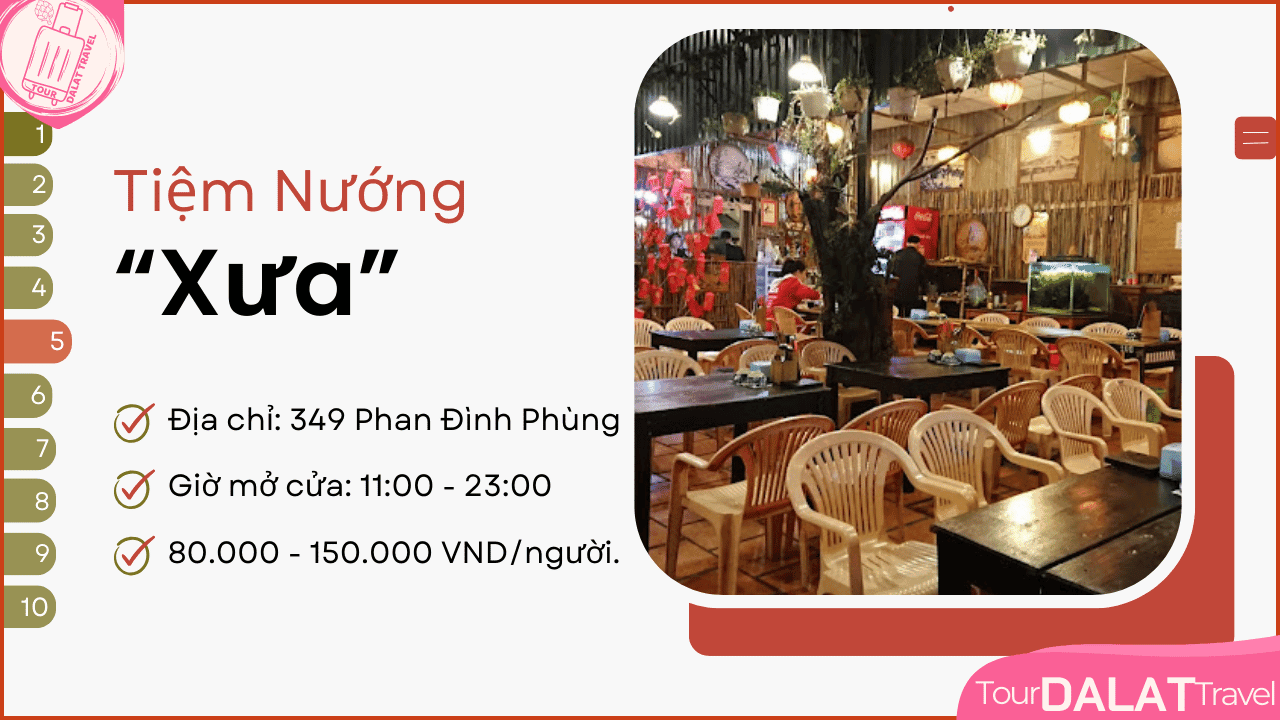 Quán nướng Đà Lạt-Xưa