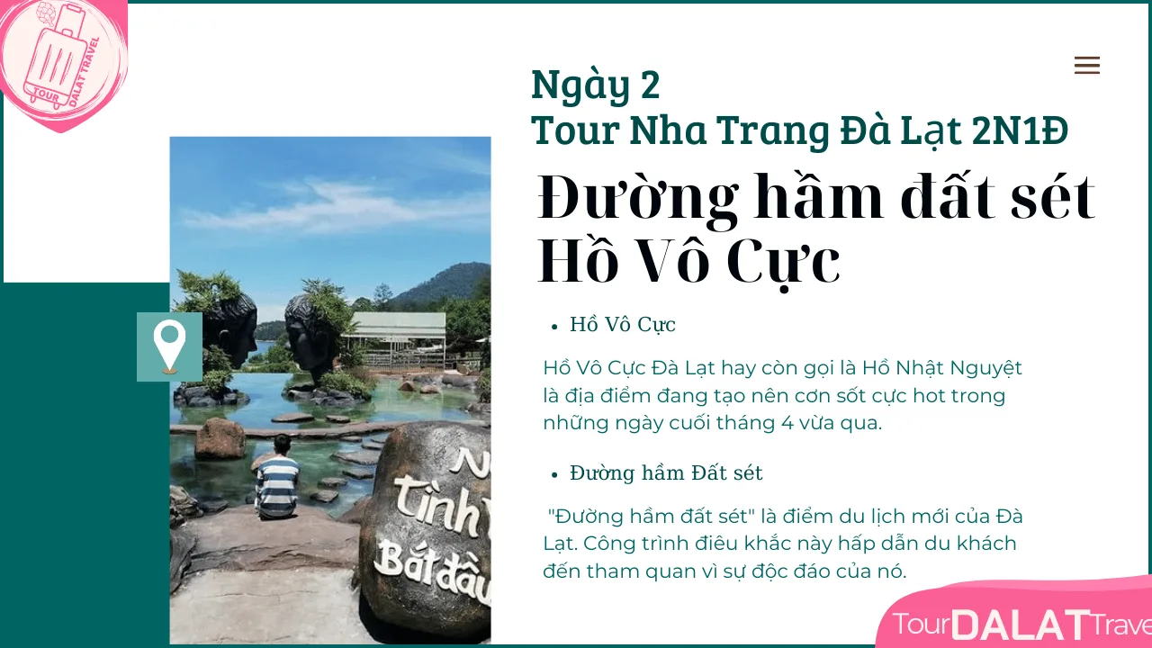Tour Nha Trang Đà Lạt 2 Ngày 1 Đêm-Đường Hầm Đất Sét