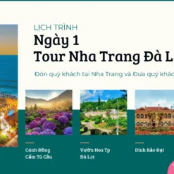 Tour Nha Trang Đà Lạt 2 Ngày 1 Đêm-Ngày 1
