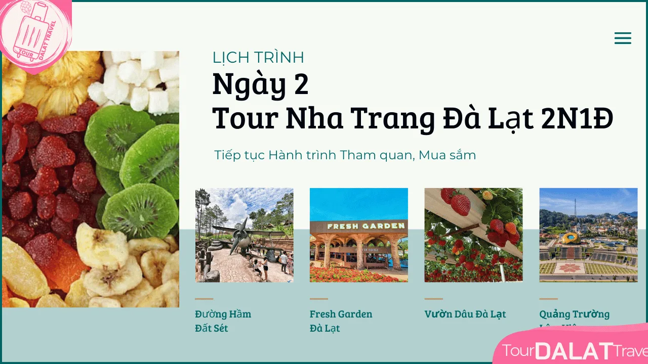 Tour Nha Trang Đà Lạt 2 Ngày 1 Đêm-Ngày 2