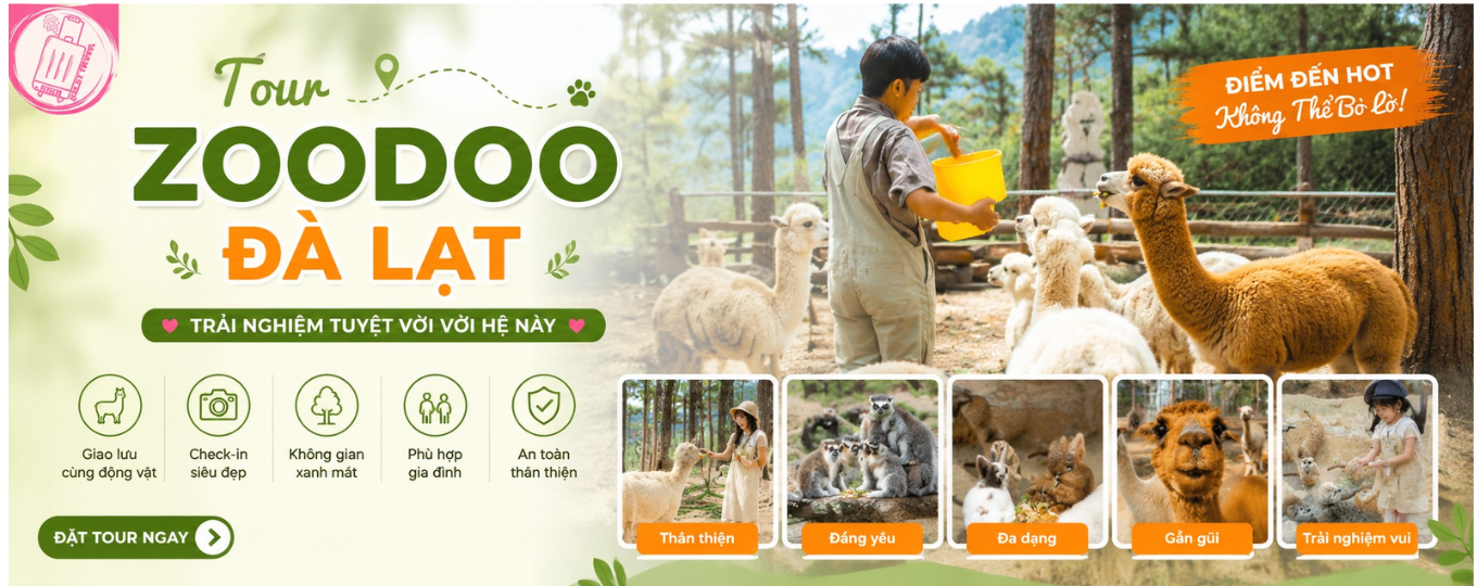 Tour Zoodoo Đà Lạt