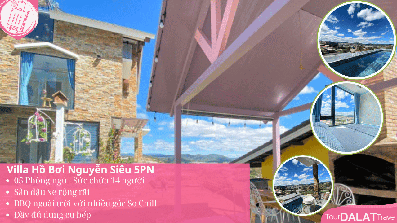 Biệt thự Villa Hồ Bơi Nguyễn Siêu 5 Phòng Ngủ