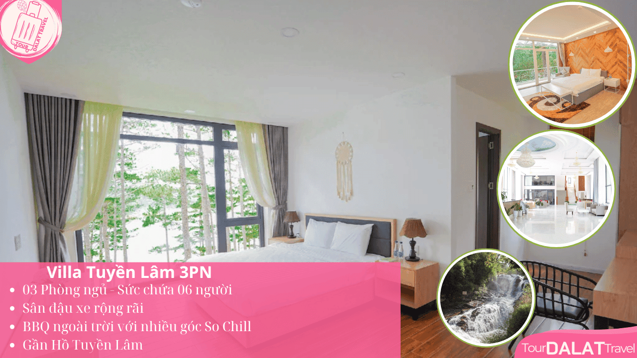 Biệt thự Villa Hồ Tuyền Lâm 3 Phòng Ngủ