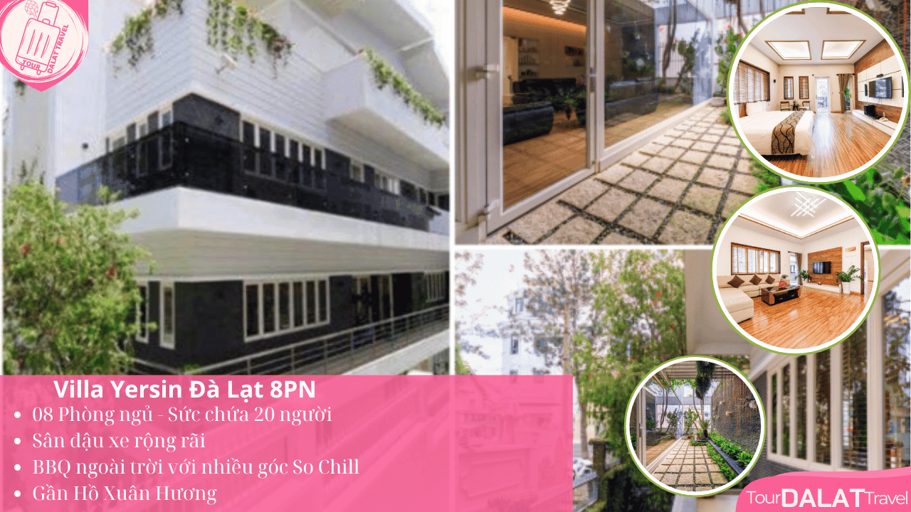 Biệt thự Villa Yersin Đà Lạt 8 Phòng ngủ