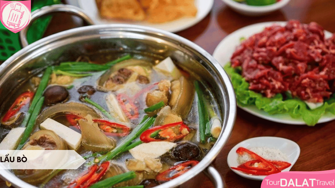 Du lịch Đà Lạt tháng 10 - Lẩu bò