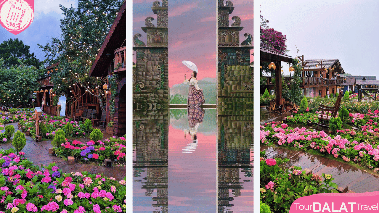 Cà phê Đi cùng mưa- Cổng trời Bali Đà Lạt