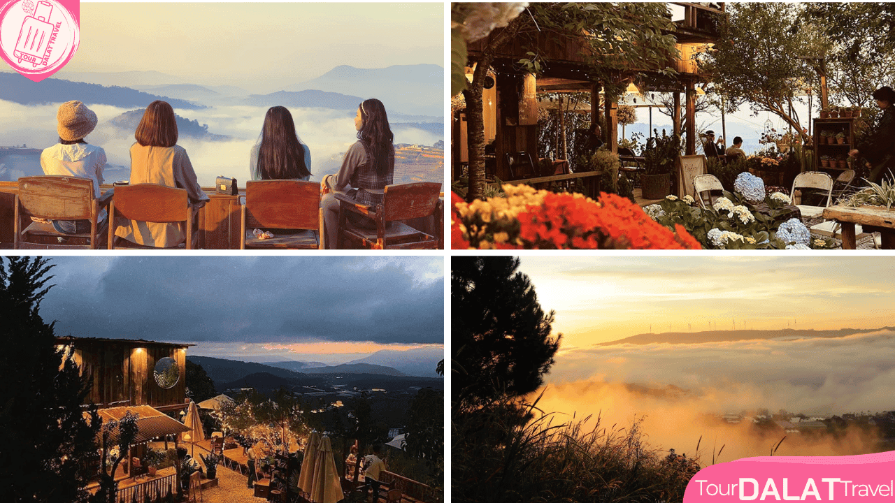 Cà phê Hoàng hôn chiều Đà Lạt
