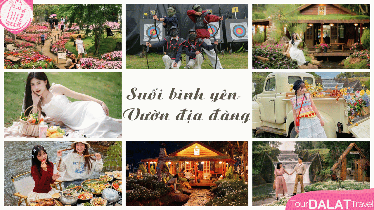 Cà phê Suối bình yên- Vườn Địa Đàng Đà Lạt