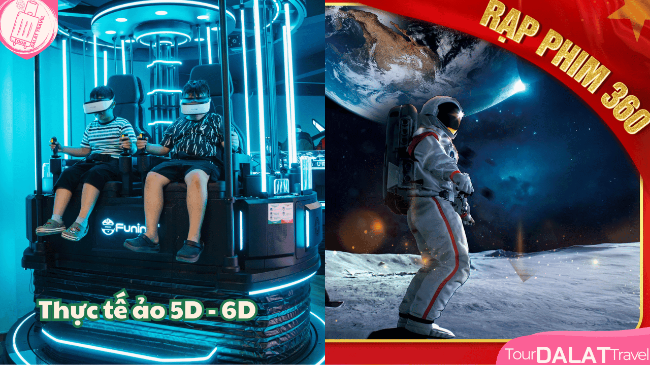 KDL Rừng thông núi voi Đà Lạt-game VR