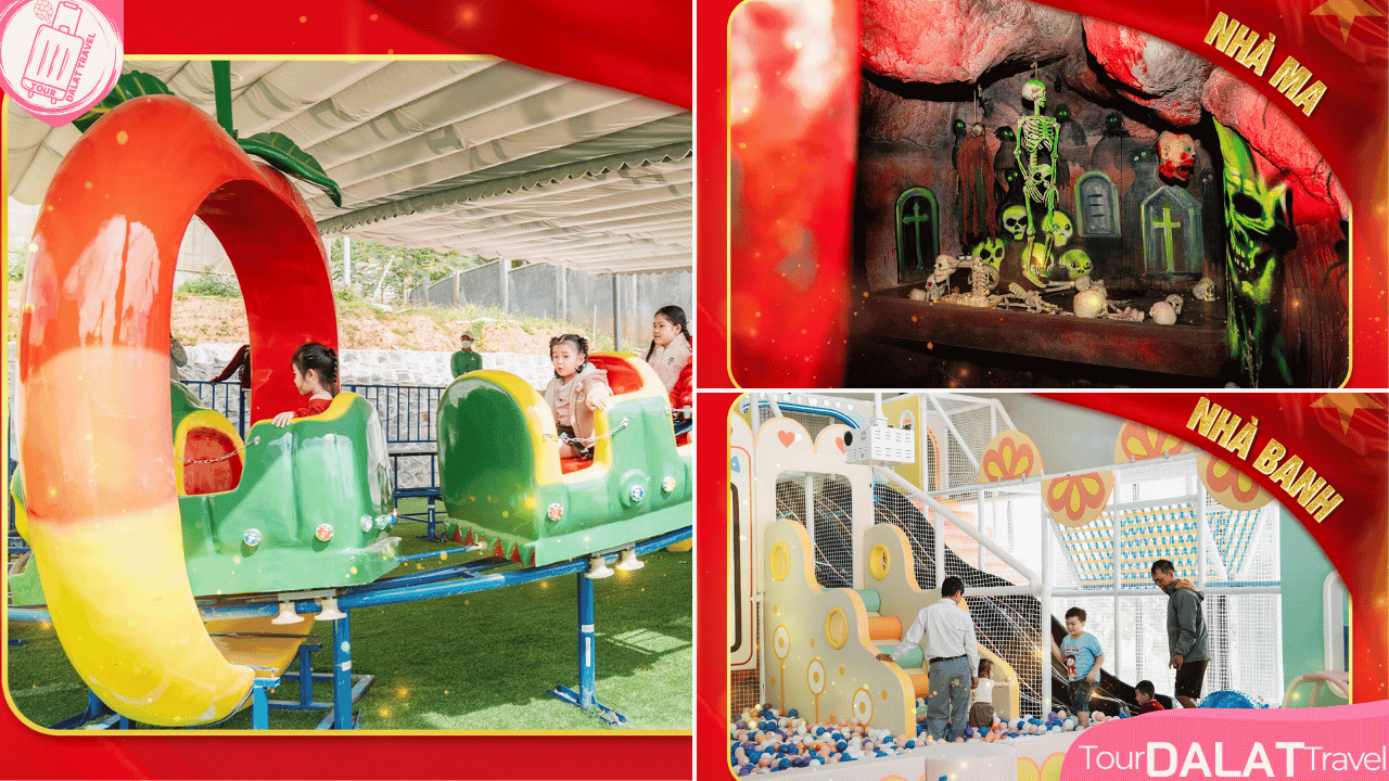 KDL Rừng thông núi voi Đà Lạt- trò cho trẻ em