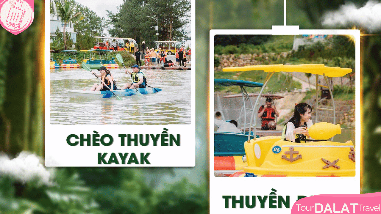 KDL Rừng thông núi voi Đà Lạt-trò chơi dưới nước