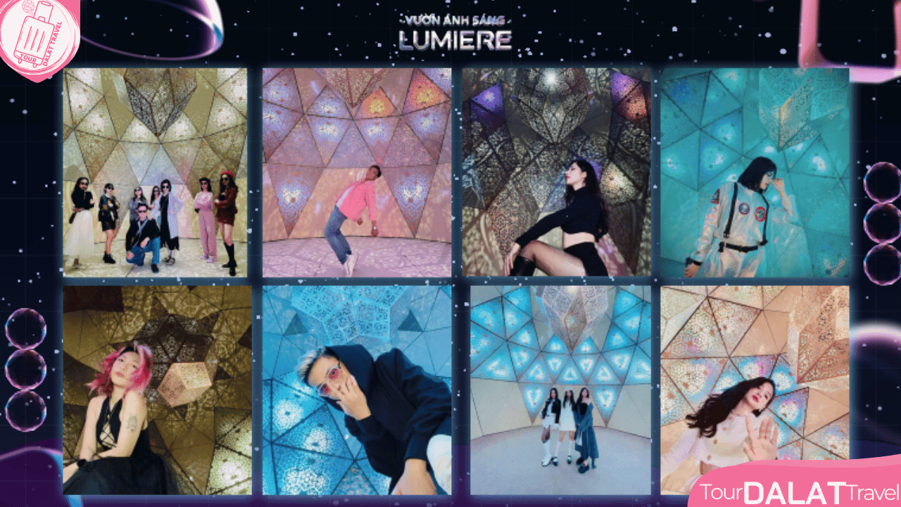 Vườn ánh sáng Lumiere Đà Lạt-ngôi đền ánh sáng