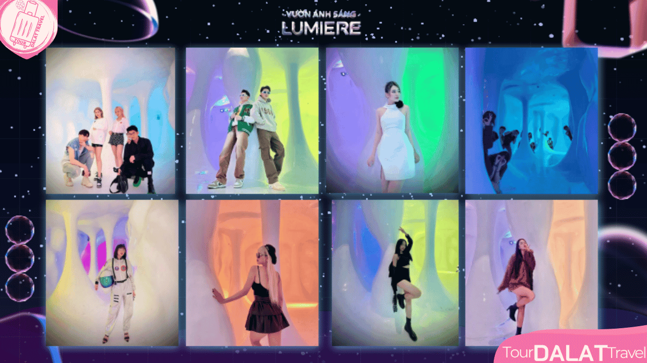 Vườn ánh sáng Lumiere Đà Lạt-tổ kén