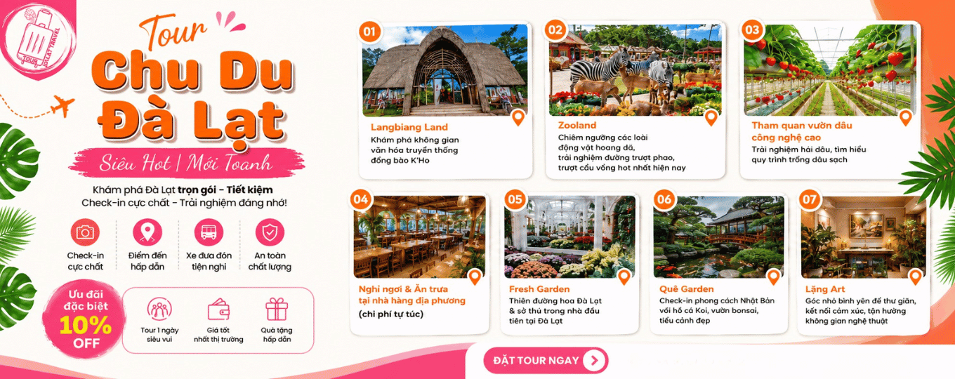 Tour Chu Du Đà Lạt