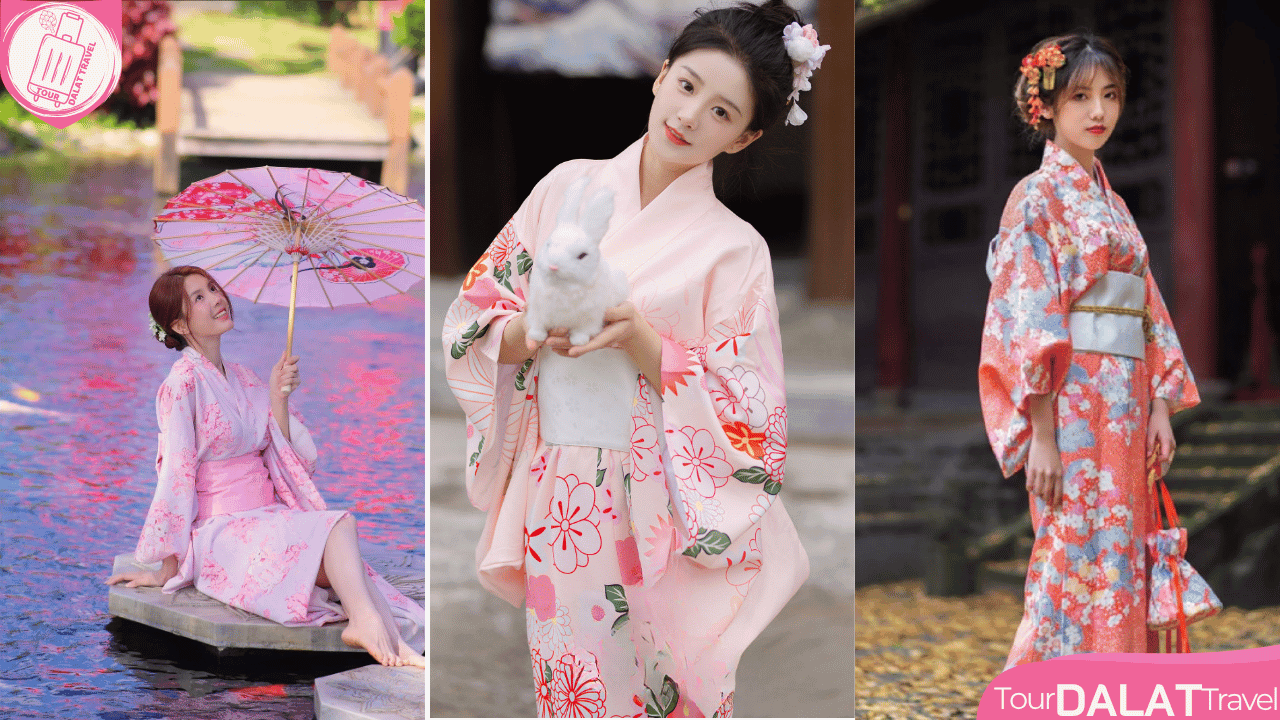 KDL Lá Phong Đà Lạt-trang phục Nhật Bản