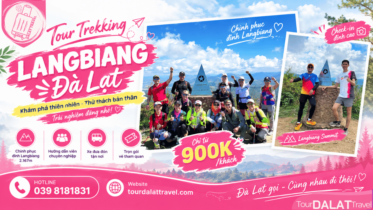 Tour trekking Langbiang Đà Lạt